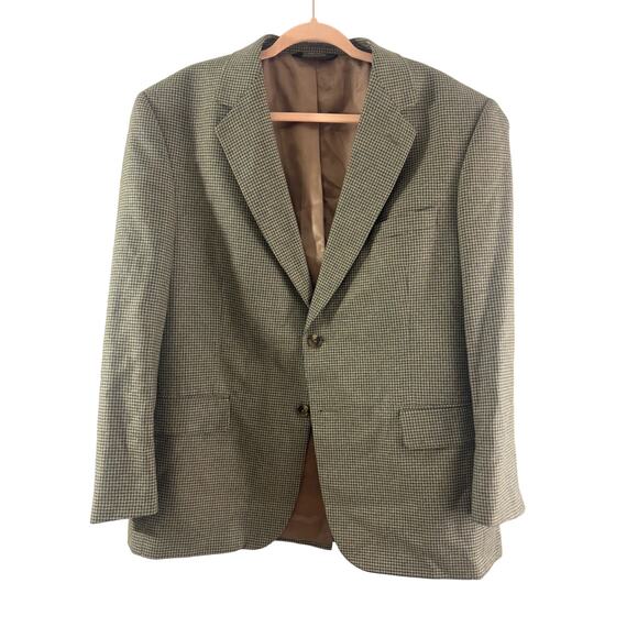 Jos. A. Bank Signature Silk Wool Blend Plaid Blazer Sport Jacket 42 SH Gordon - Picture 3 of 8